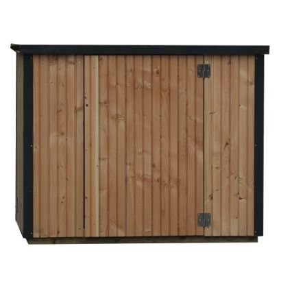 Local technique piscine en bois  LUNIQUE - Distripool