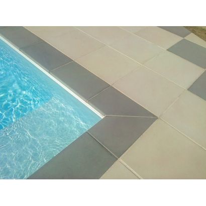 Margelle Mistral pierre reconstitue  - Distripool