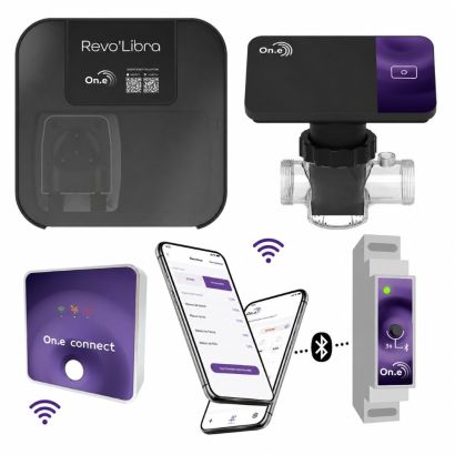 Pack traitement sel + PH connect�  On.e  - Distripool