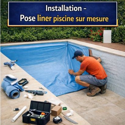 Pose liner piscine 34 - H�rault - Montpellier - Distripool