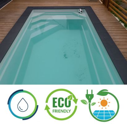Piscine en coque cologique  - Distripool