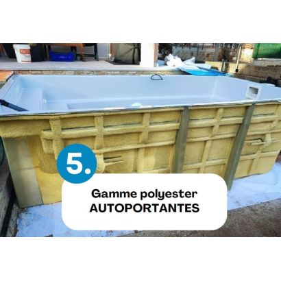 Piscine coque hors sol ou autoportante - Distripool