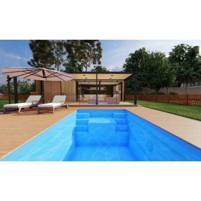 Piscine coque polyester OLYMPIE 5 - Distripool