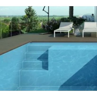 Piscine coque Olympie 3 : 6.95 x 3.60 m - Distripool