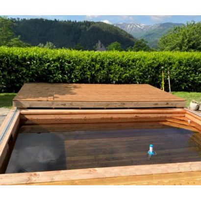 Terrasse mobile piscine : Plateau largueur - Distripool