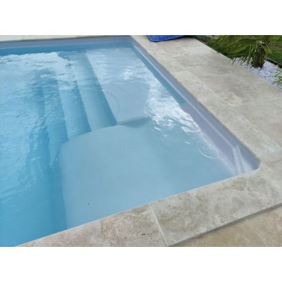 Margelle piscine en travertin - Distripool