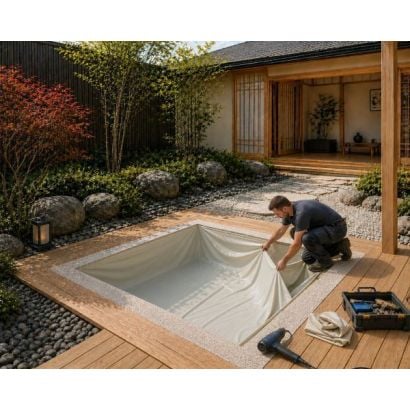 Liner pour spa b�ton + accessoire de pose - Distripool