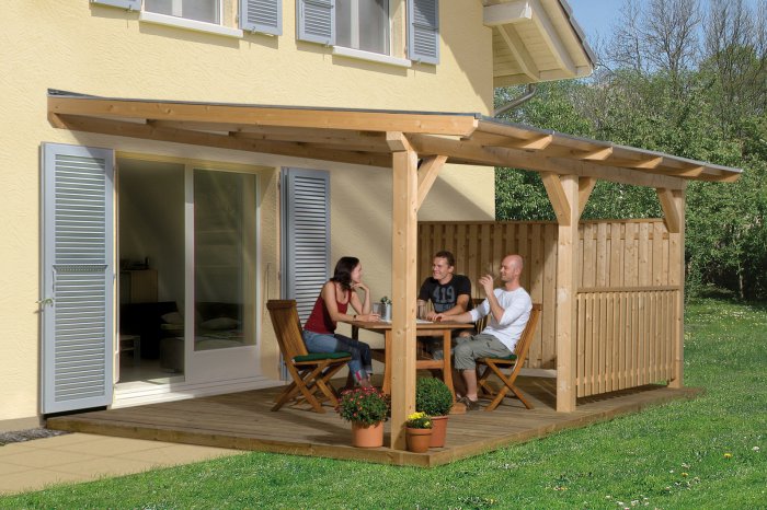 pergola bois en kit jardin