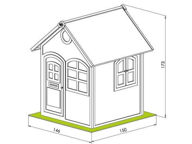 dimensions cabane pour enfant JULIA