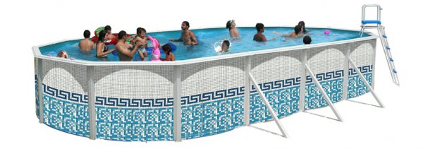 piscine hors sol acier mosaico