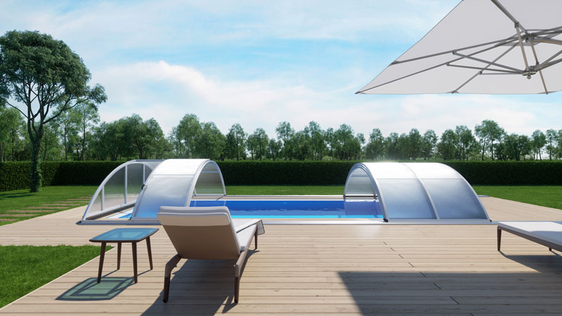 Chauffage solaire pour piscine hors-sol BIG DOME - Distripool