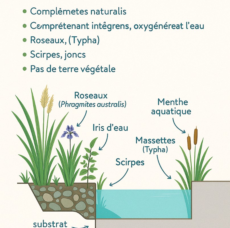 plante recommandee piscine naturelle 