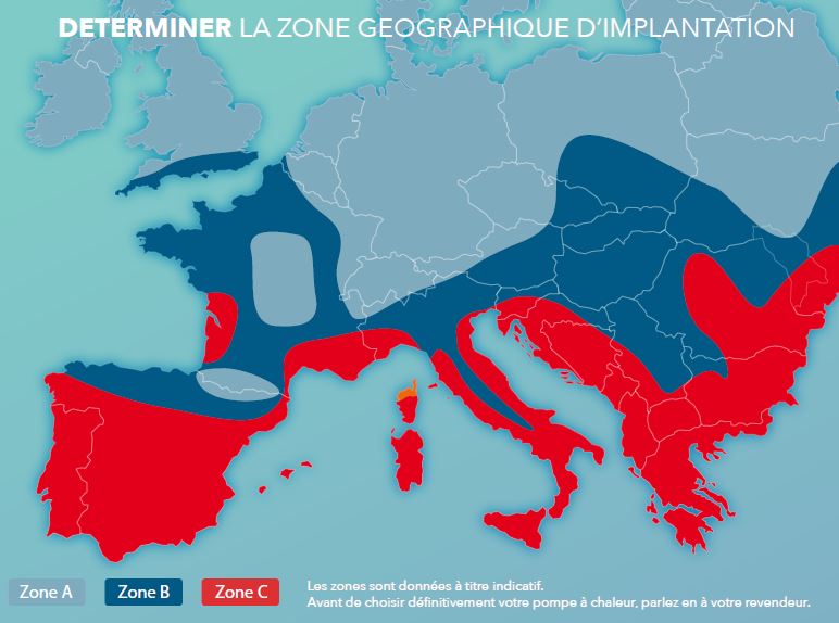 zone géographique pac france